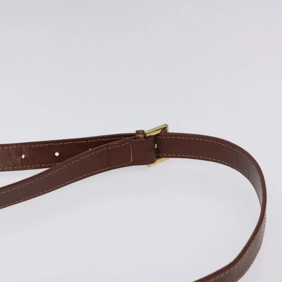 BURBERRY Nova Check Shoulder Bag PVC Beige Gold Auth - Picture 7 of 16